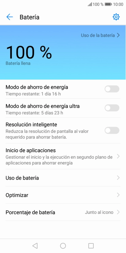 Pulsa el ajuste deseado para activar la función.