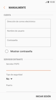 Pulsa la lista desplegable bajo 