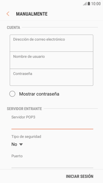 Pulsa la lista desplegable bajo 