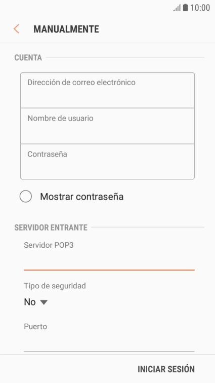 Pulsa la lista desplegable bajo 