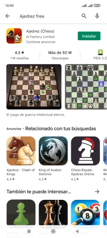 Pulsa la app deseada.