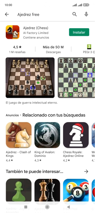 Pulsa la app deseada.