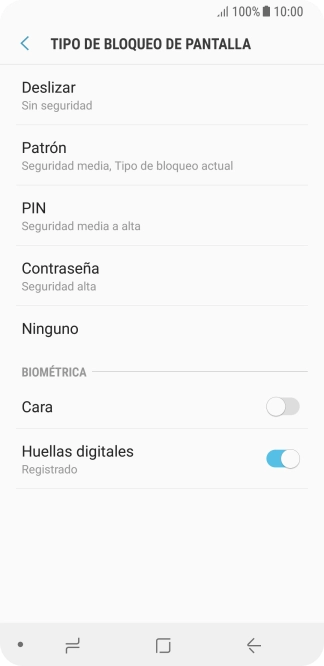 Pulsa Ninguno.