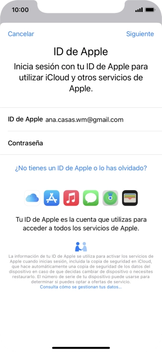Pulsa Siguiente.