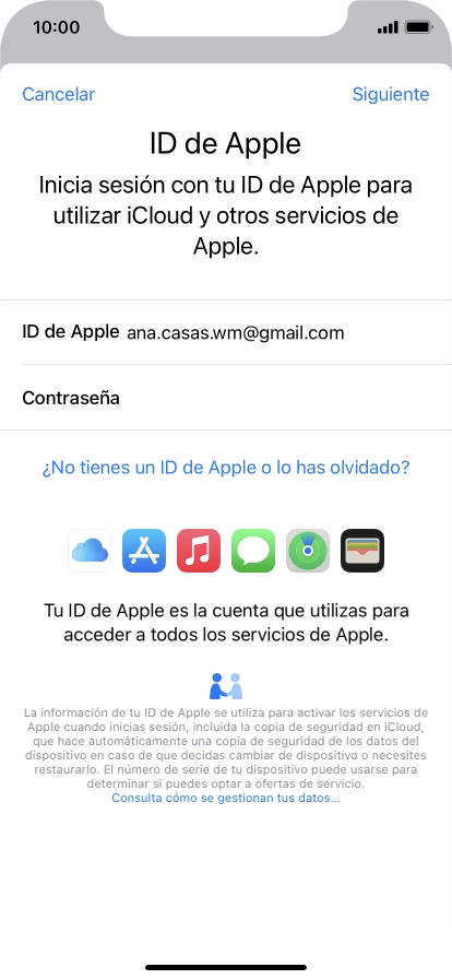 Pulsa Siguiente.