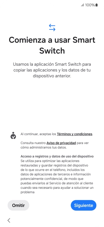Pulsa Siguiente.