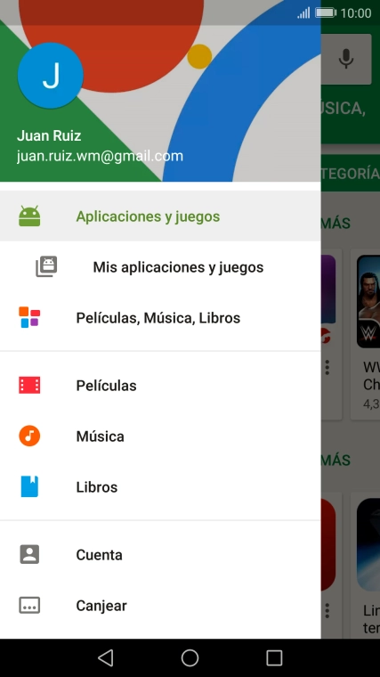 Pulsa Mis aplicaciones y juegos.