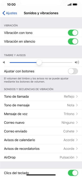 Pulsa Tono de llamada.