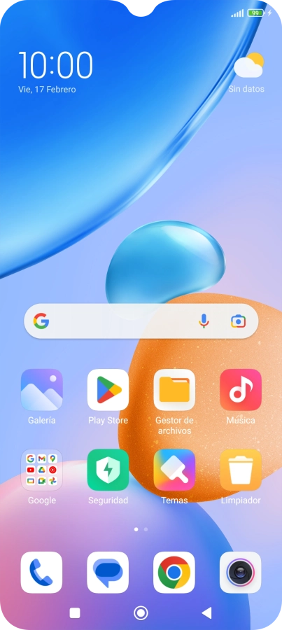 Cuando el icono de carga de batería aparece en la pantalla, el teléfono se está cargando.