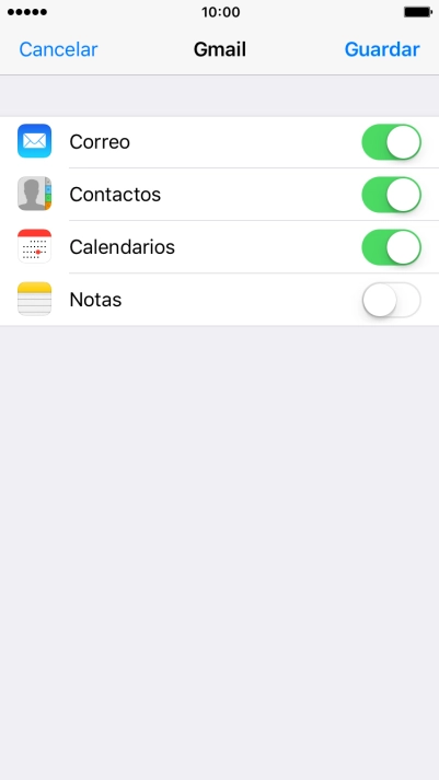 Si aparece en la pantalla esta imagen, tu cuenta de correo electrónico ha sido reconocida y configurada automáticamente. Sigue las indicaciones de la pantalla para introducir más información y terminar la configuración.