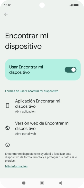 Pulsa la tecla de inicio para terminar y regresar a la pantalla de inicio.