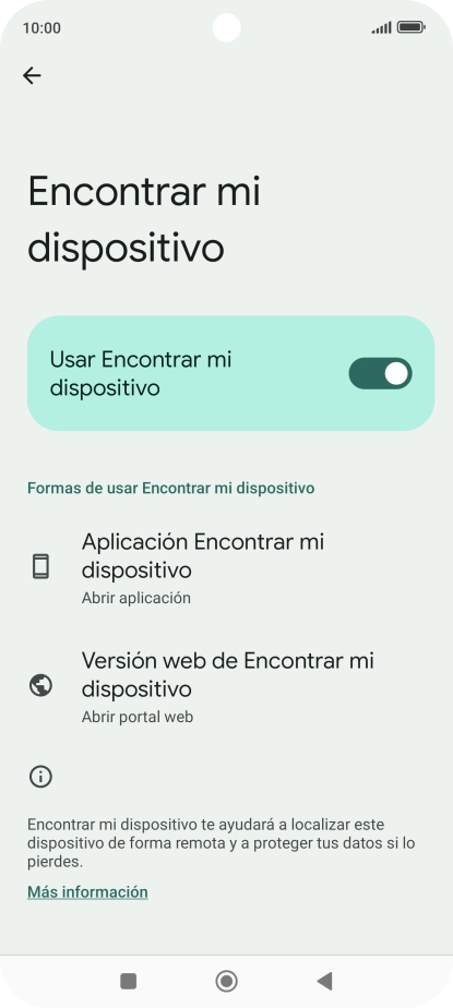 Pulsa la tecla de inicio para terminar y regresar a la pantalla de inicio.