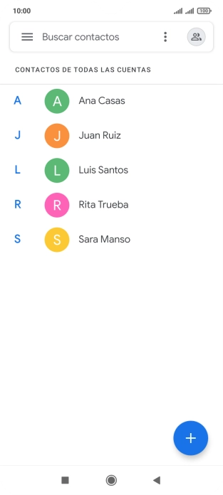 Desliza el dedo hacia la derecha desde la parte izquierda de la pantalla.