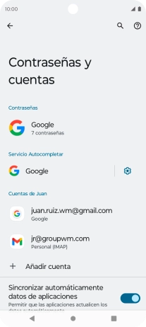 Pulsa la tecla de inicio para terminar y regresar a la pantalla de inicio.