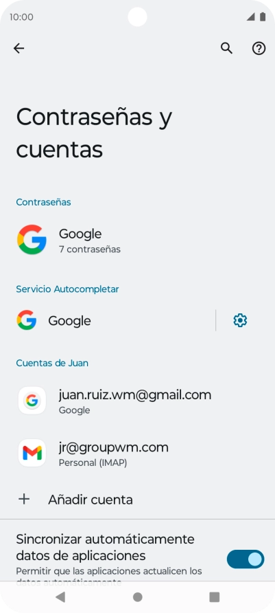 Pulsa la tecla de inicio para terminar y regresar a la pantalla de inicio.