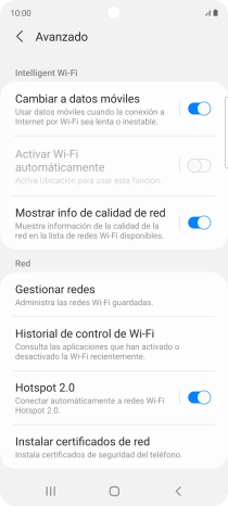 Pulsa el indicador junto a 