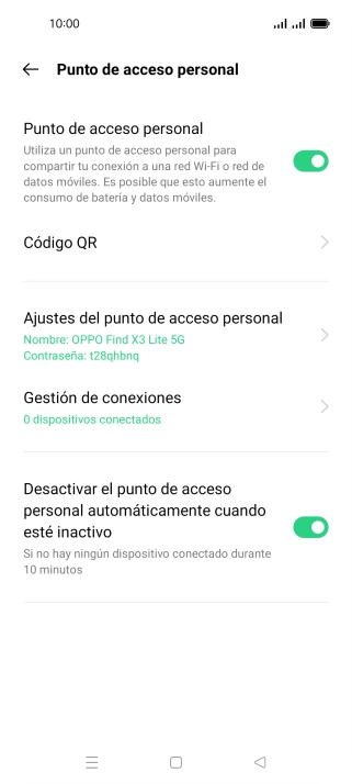 Pulsa la tecla de inicio para terminar y regresar a la pantalla de inicio.