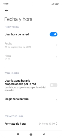 Pulsa el indicador junto a 