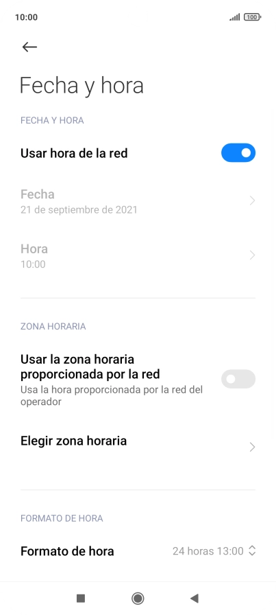 Pulsa el indicador junto a 