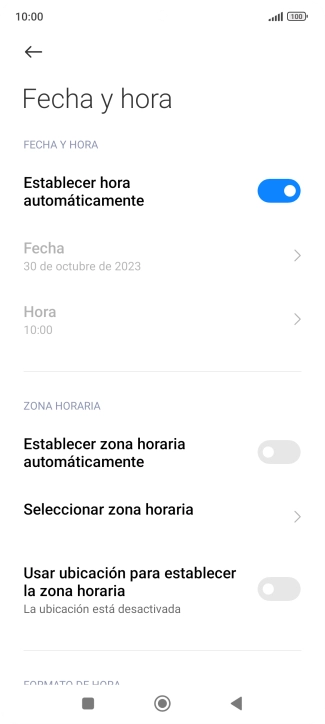 Pulsa el indicador junto a 
