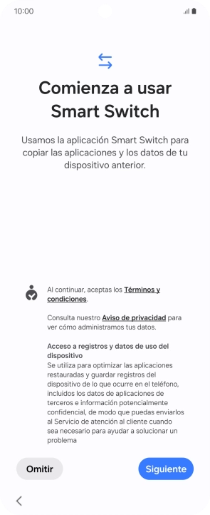 Pulsa Siguiente.