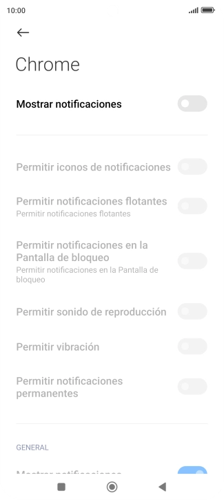 Pulsa el indicador junto a 