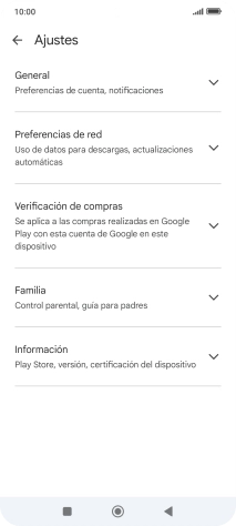 Pulsa Preferencias de red.