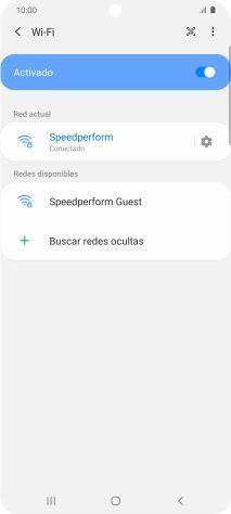 Pulsa la tecla de inicio para terminar y regresar a la pantalla de inicio.