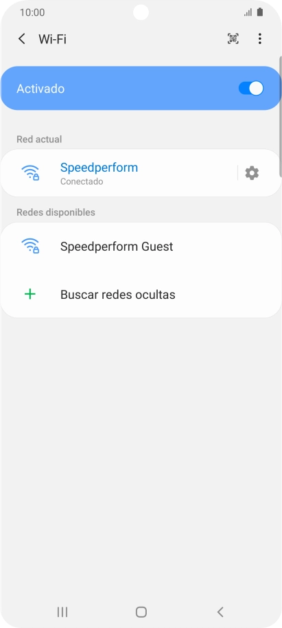 Pulsa la tecla de inicio para terminar y regresar a la pantalla de inicio.