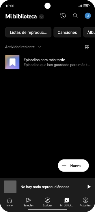 Pulsa la lista desplegable.