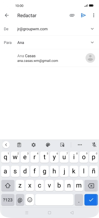 Pulsa el contacto deseado.