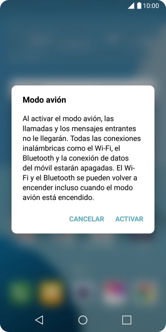 Si activas la función, pulsa ACTIVAR.