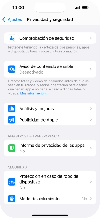 Pulsa Aviso de contenido sensible.