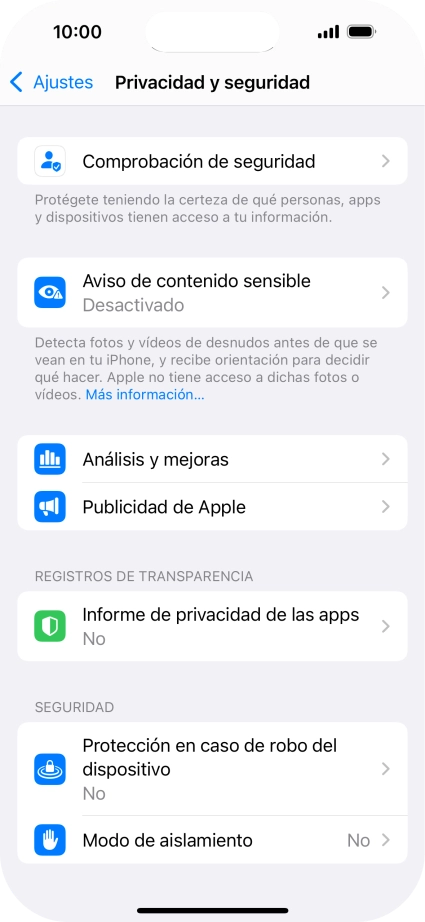 Pulsa Aviso de contenido sensible.