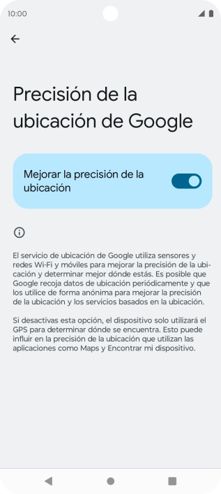 Si pulsas el indicador junto a 
