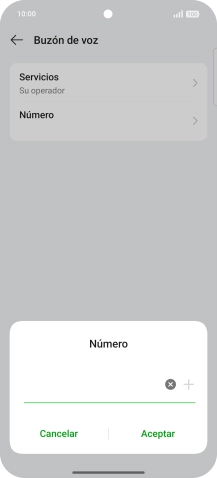 Introduce 22177 y pulsa Aceptar.