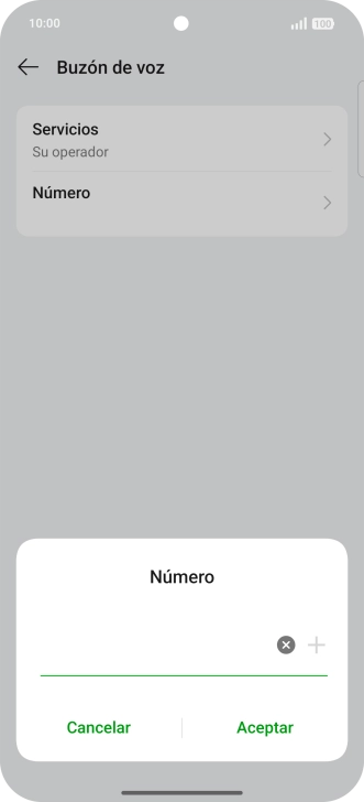 Introduce 22177 y pulsa Aceptar.