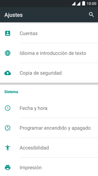 Pulsa Cuentas.
