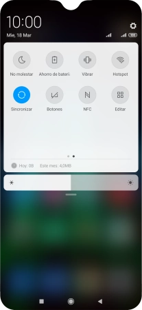 Pulsa Ahorro de batería para activar la función.