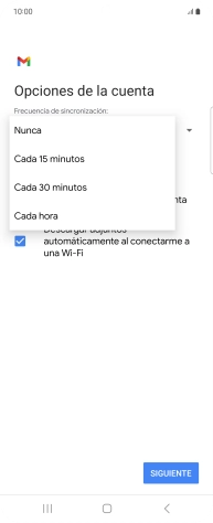 Pulsa el ajuste deseado.