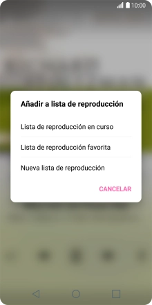 Pulsa Nueva lista de reproducción.