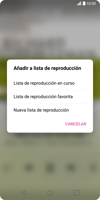 Pulsa Nueva lista de reproducción.