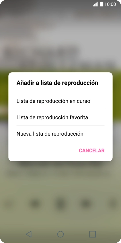 Pulsa Nueva lista de reproducción.