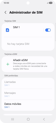 Pulsa Añadir eSIM.