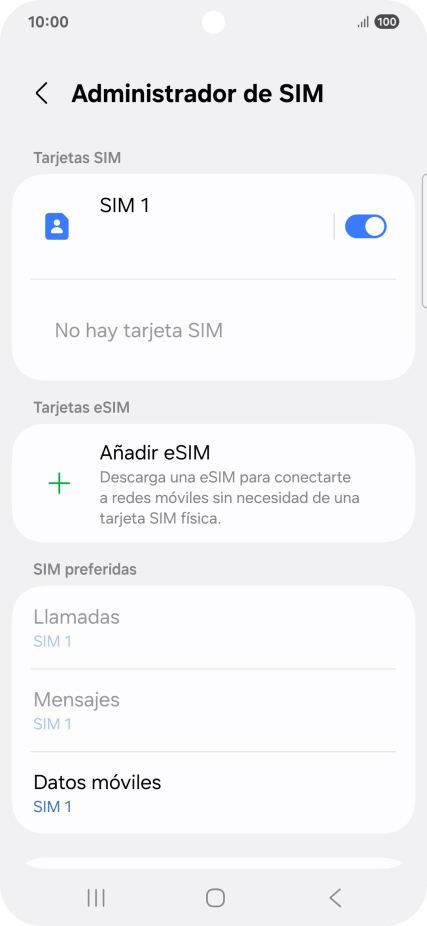 Pulsa Añadir eSIM.