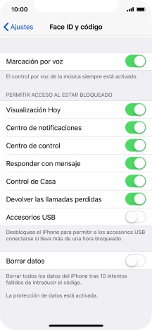 Pulsa el indicador junto a 