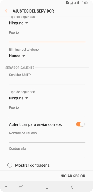 Pulsa la lista desplegable bajo 