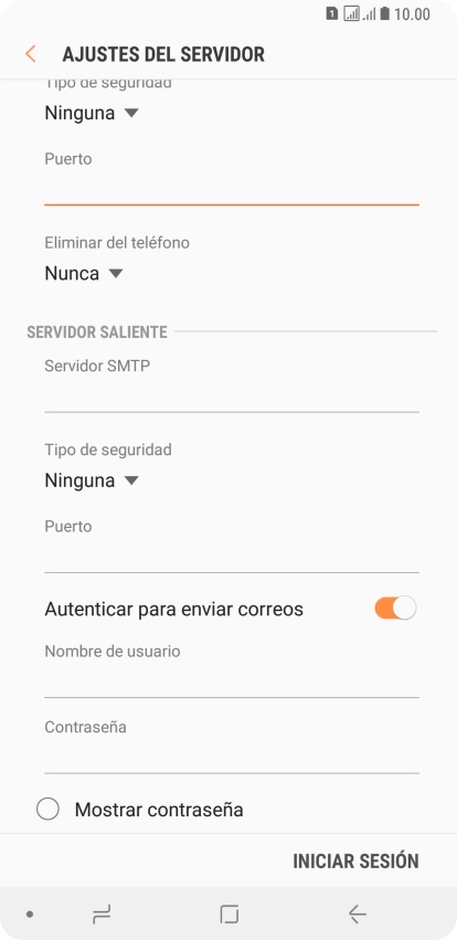 Pulsa la lista desplegable bajo 