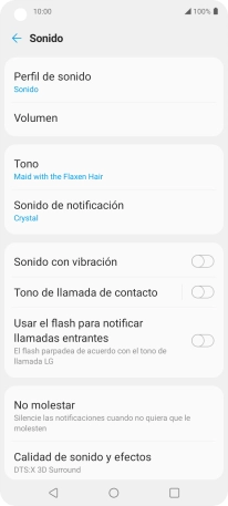 Pulsa la tecla de inicio para terminar y regresar a la pantalla de inicio.