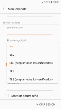 Pulsa No para desactivar la función.